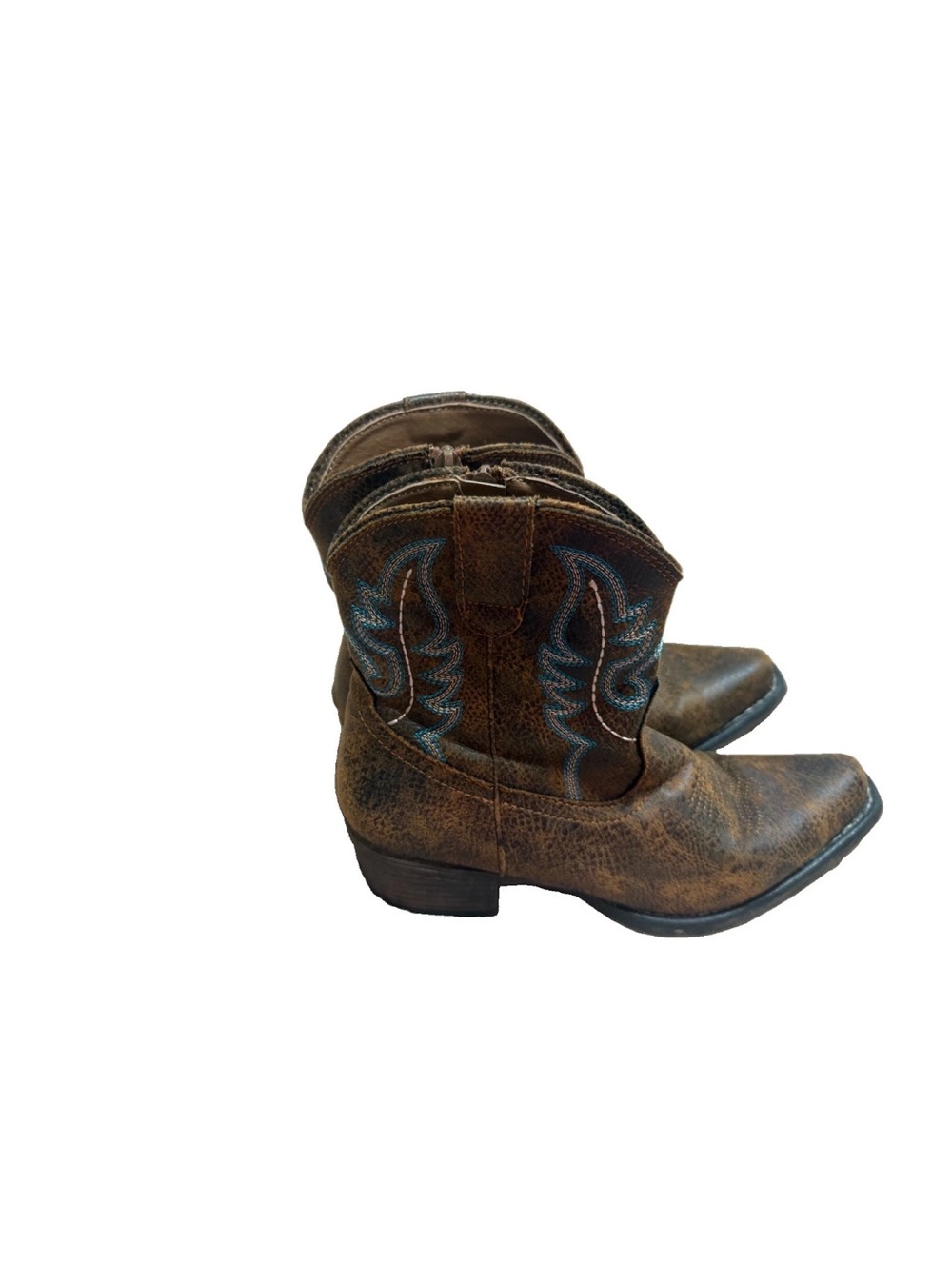 Roper Women's Vintage Western Booties Brown Turquoise Size 6